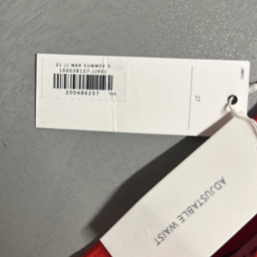 Red Ruffle Shorts - Picture 4 of 4